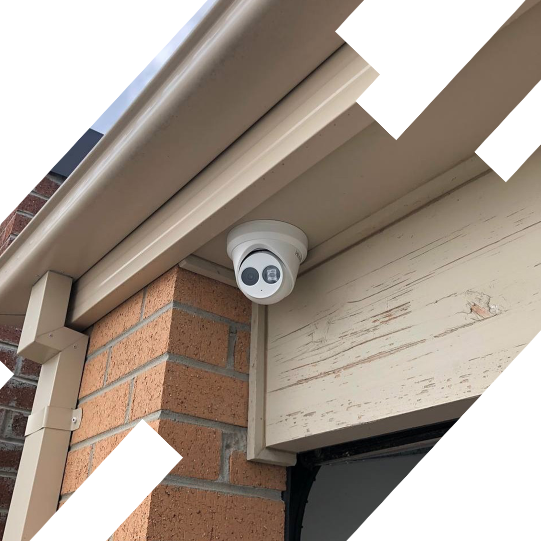 CCTV camera installed for property security