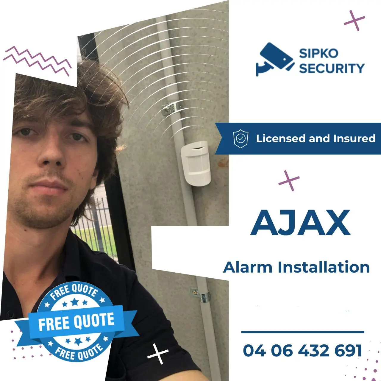 Ajax alarm installation on a yacht – Sipko Security Melbourne