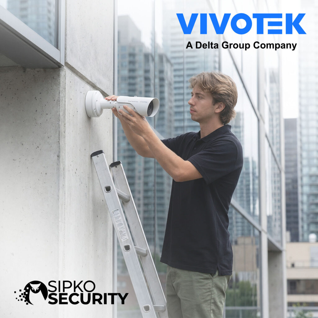 Vivotek security camera installation 3