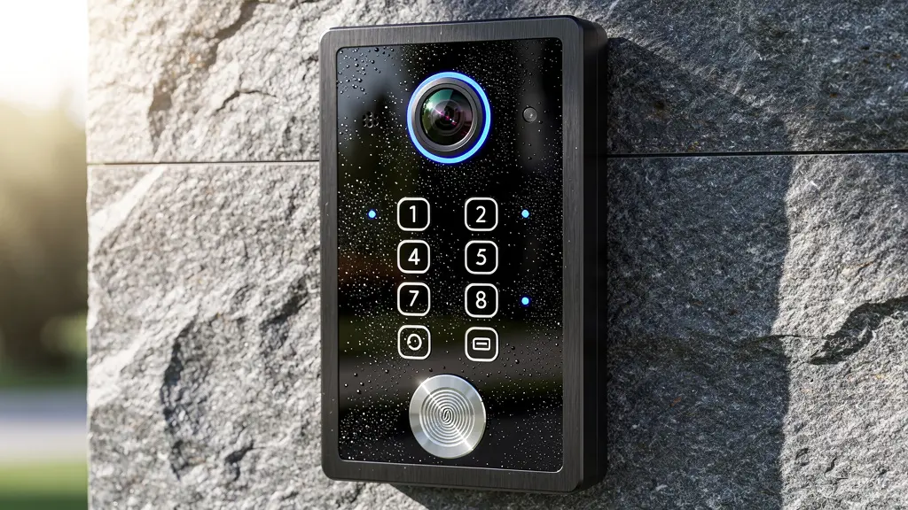 Video intercom system components installed for a Melbourne property