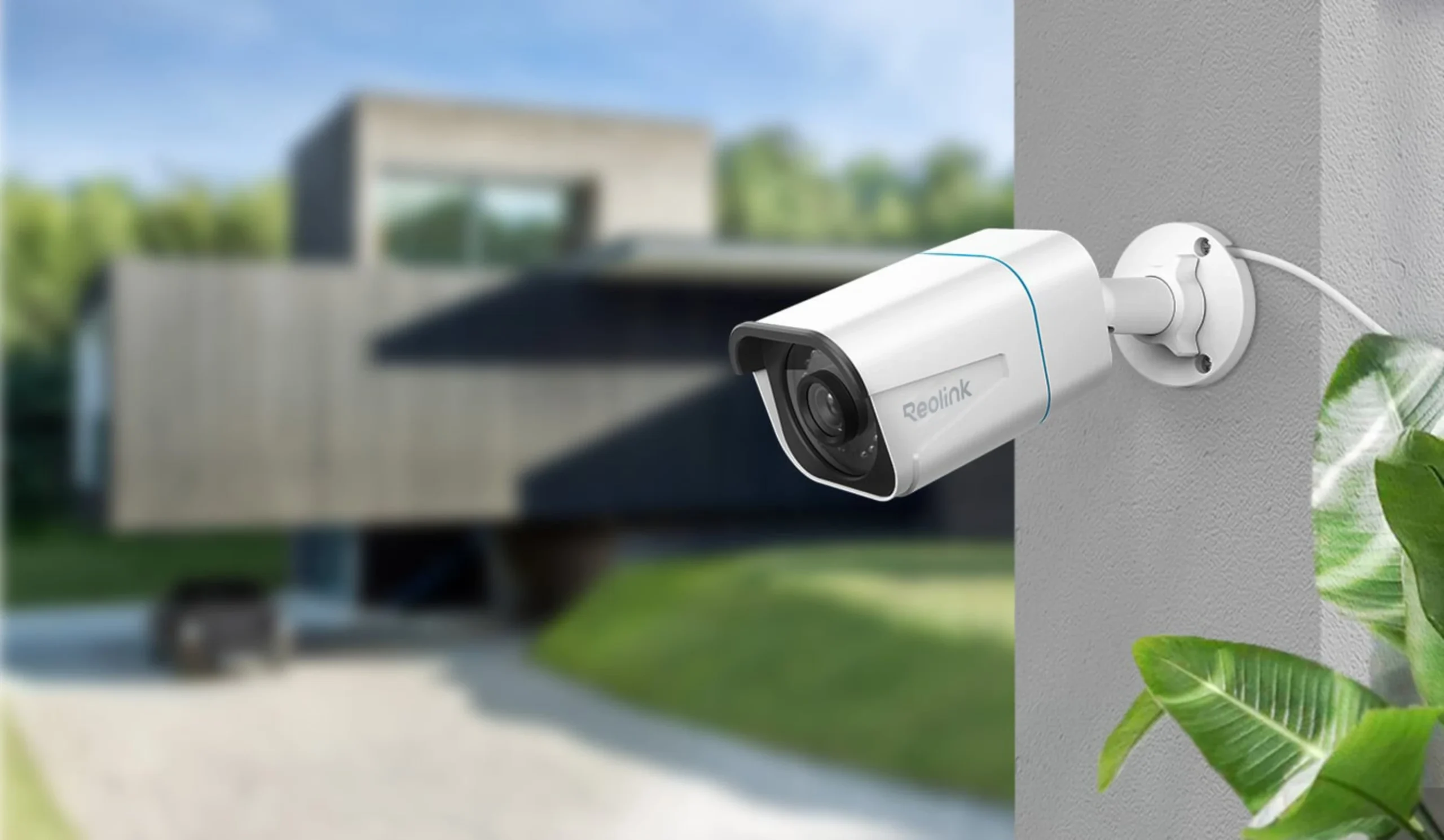 Reolink security camera system with NVR and multiple cameras