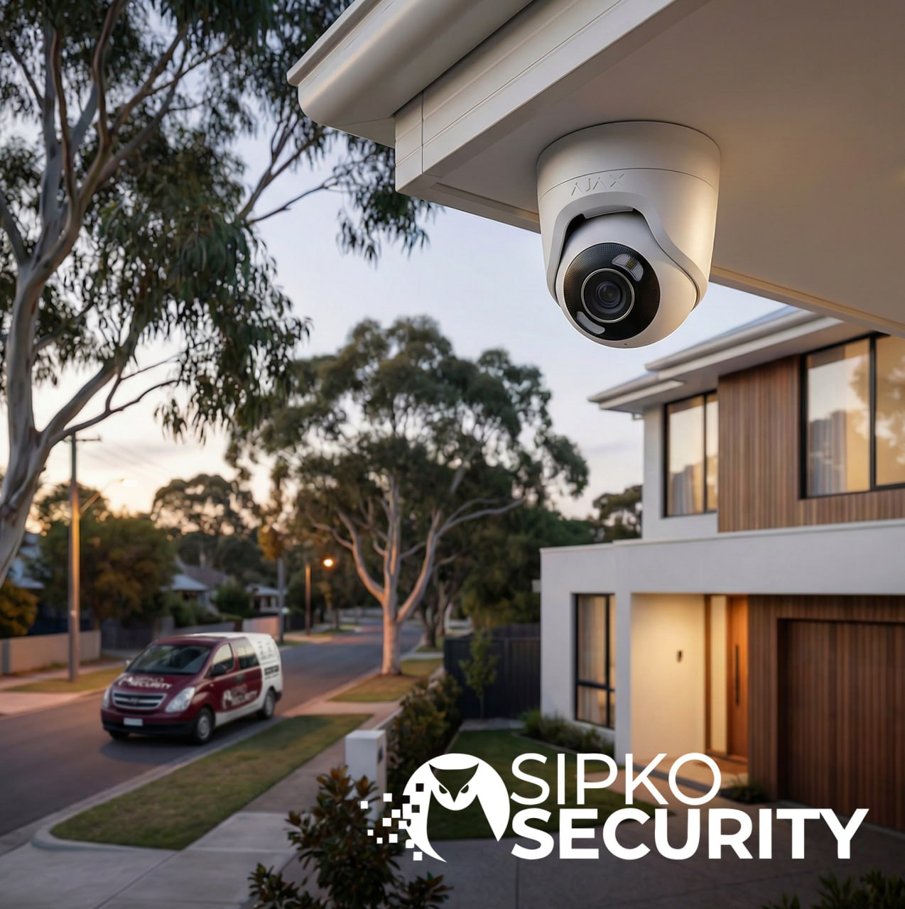 Security prewire and camera points planned during a Melbourne new home build.
