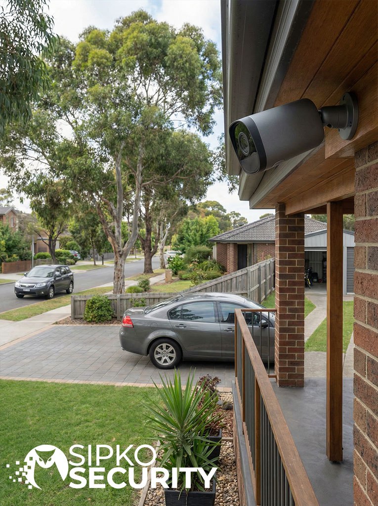 Outdoor CCTV camera image representing Black Rock coastal camera servicing