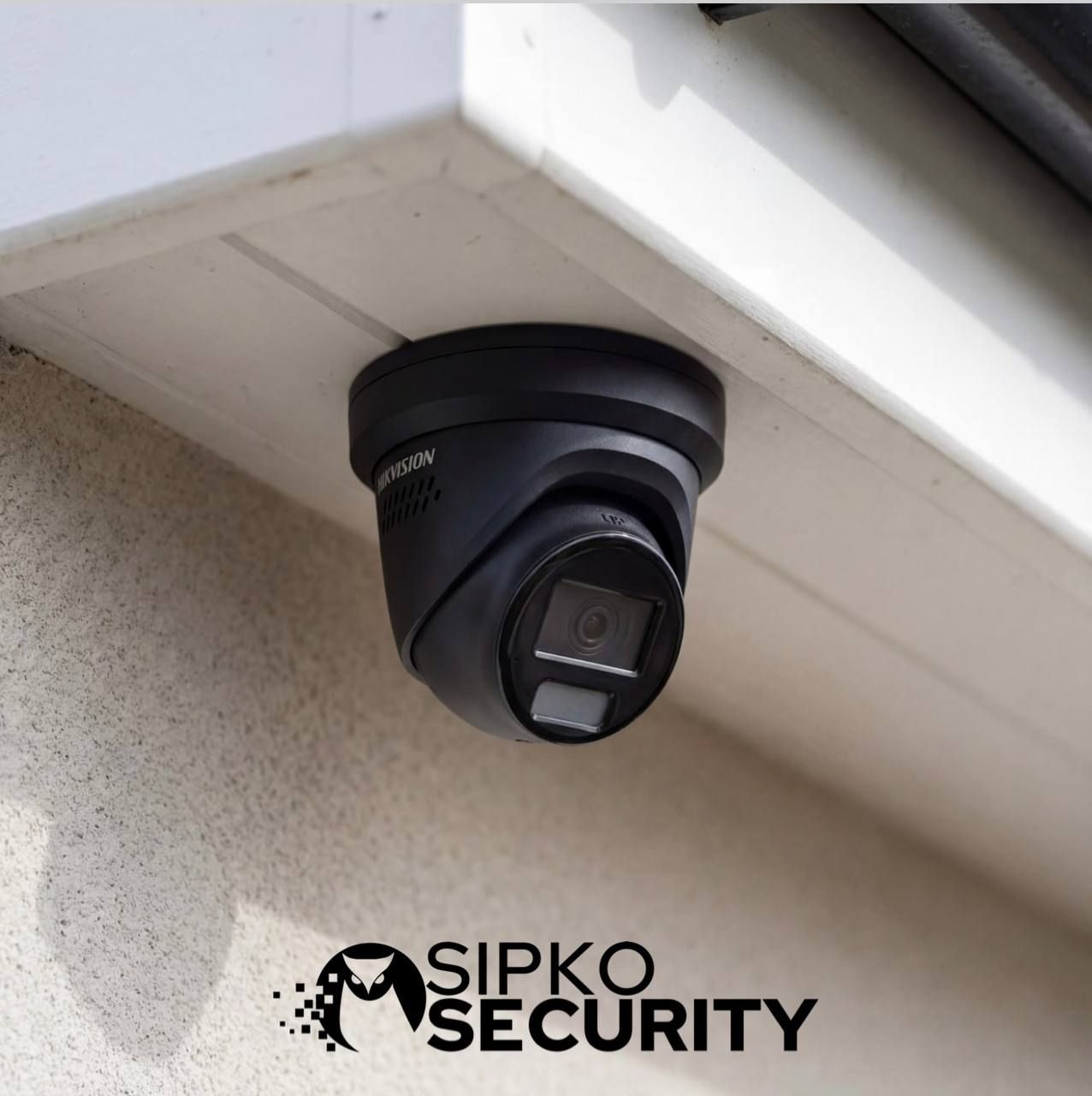 Hikvision security camera installation in Melbourne