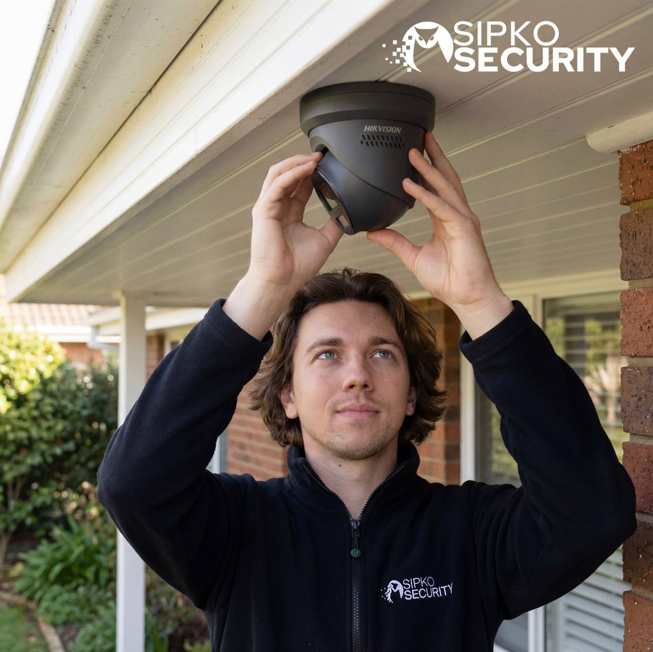 Licensed security technician installing CCTV in Sandringham Melbourne