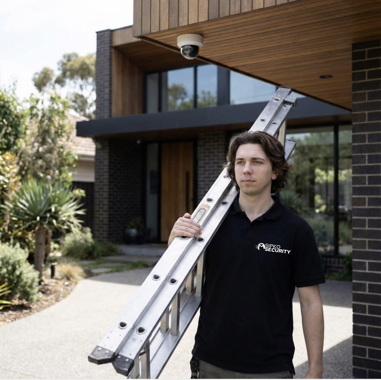 CCTV Servicing Elwood technician checking recorder, camera angle and app access