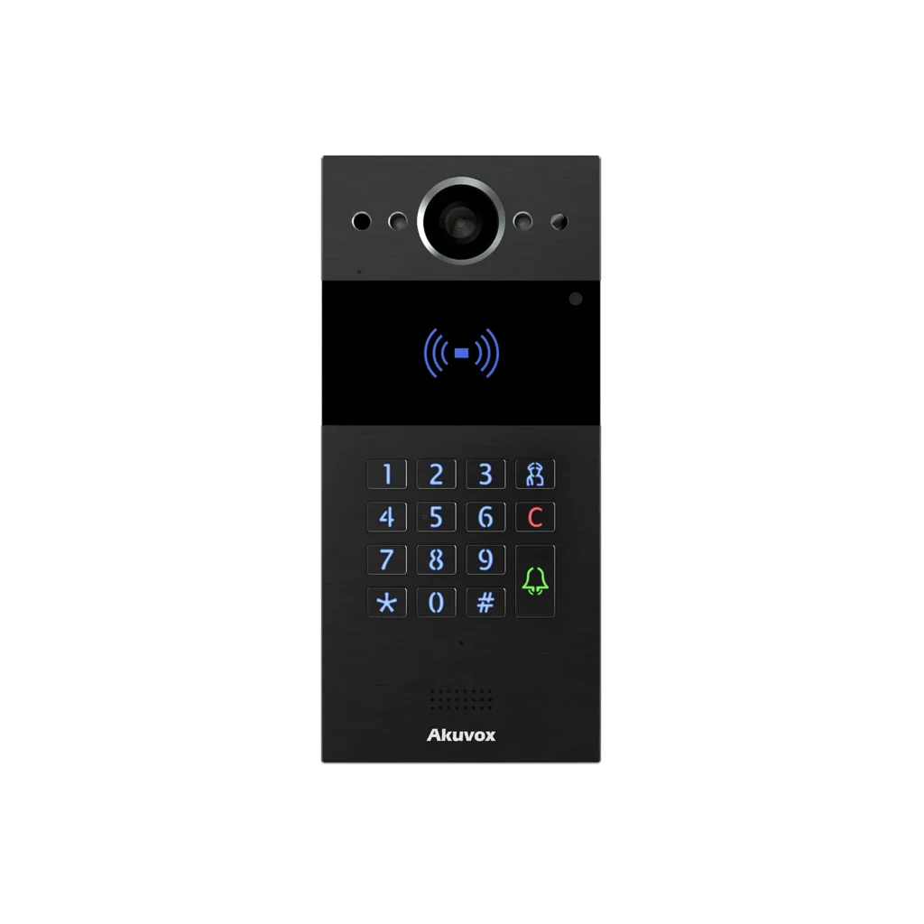 Akuvox R20K Black Keypad IP Video Door Phone (SIP) 2MP, RFID/NFC, PoE, IP65 | Melbourne