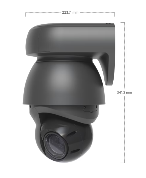 AI PTZ Industrial Side View