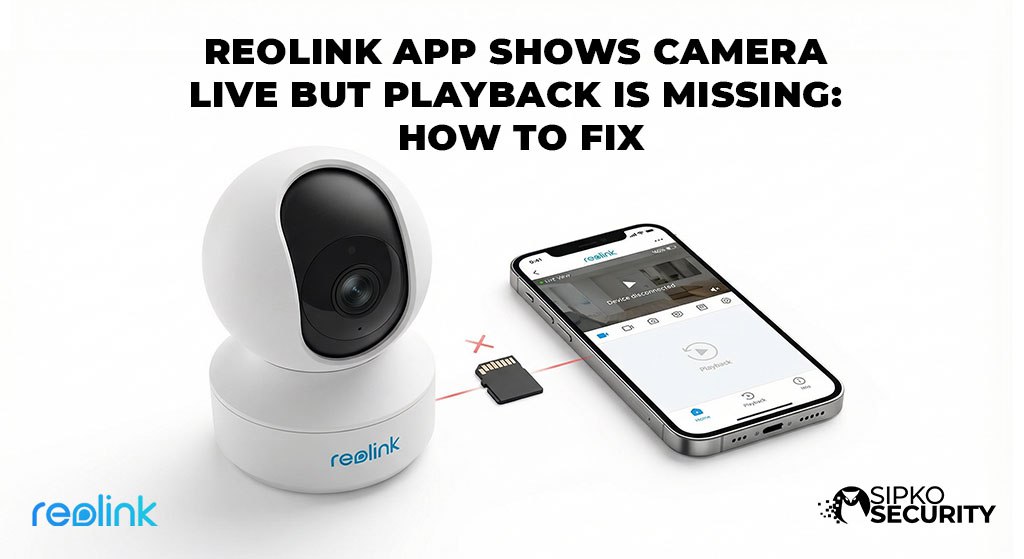 Reolink App Shows Camera Live but Playback Is Missing- How to Fix