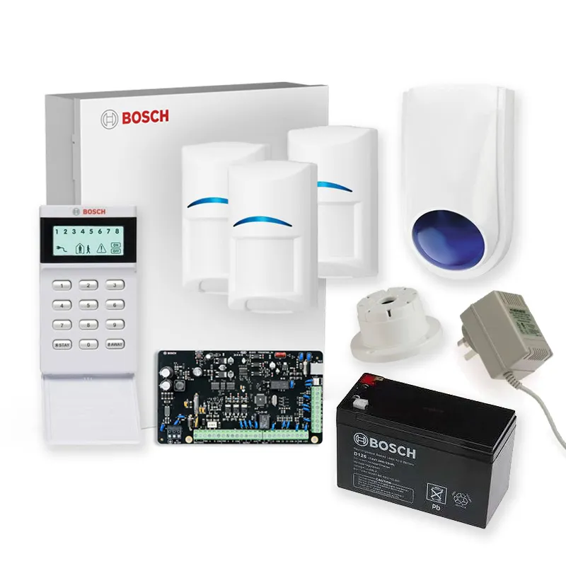 Bosch 3000 Series alarm kit with icon keypad and 3 Gen2 PIRs