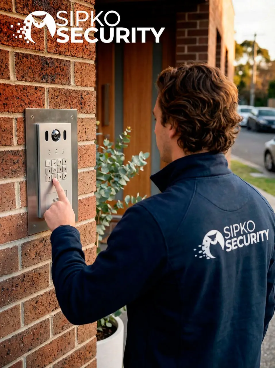 Dahua intercom installation by Sipko Security Melbourne