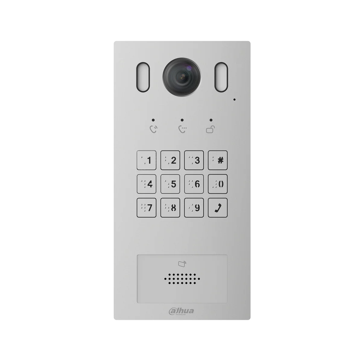 Dahua DHI-VTO3222E-P DHI-VTO3221E-P villa outdoor station door intercom with keypad, OLED display and 2MP camera