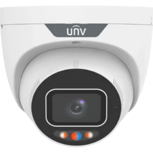 Professional dome network camera with integrated infrared illumination for 24/7 surveillance in low-light environments