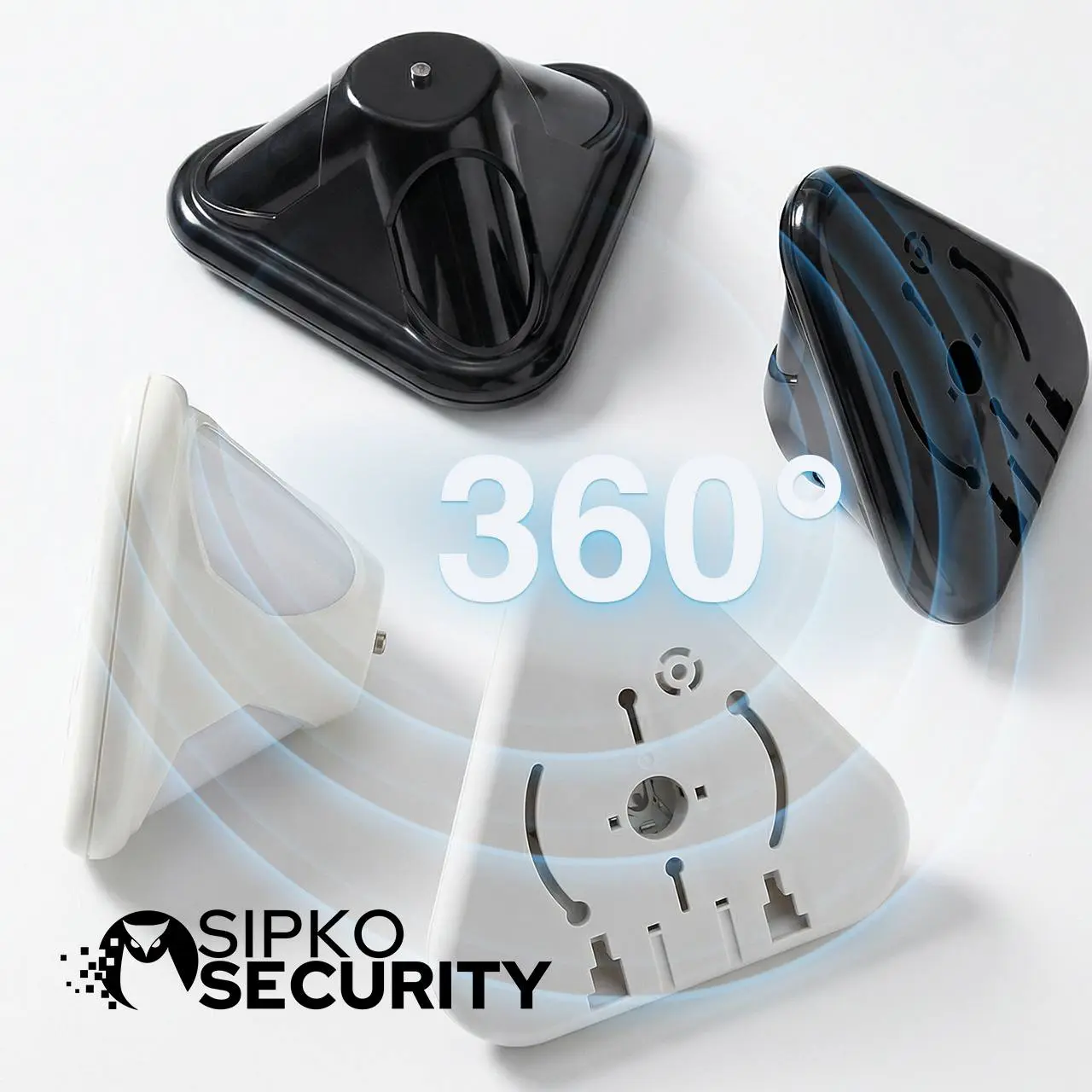 Indoor Bosch motion detector installed in a modern home