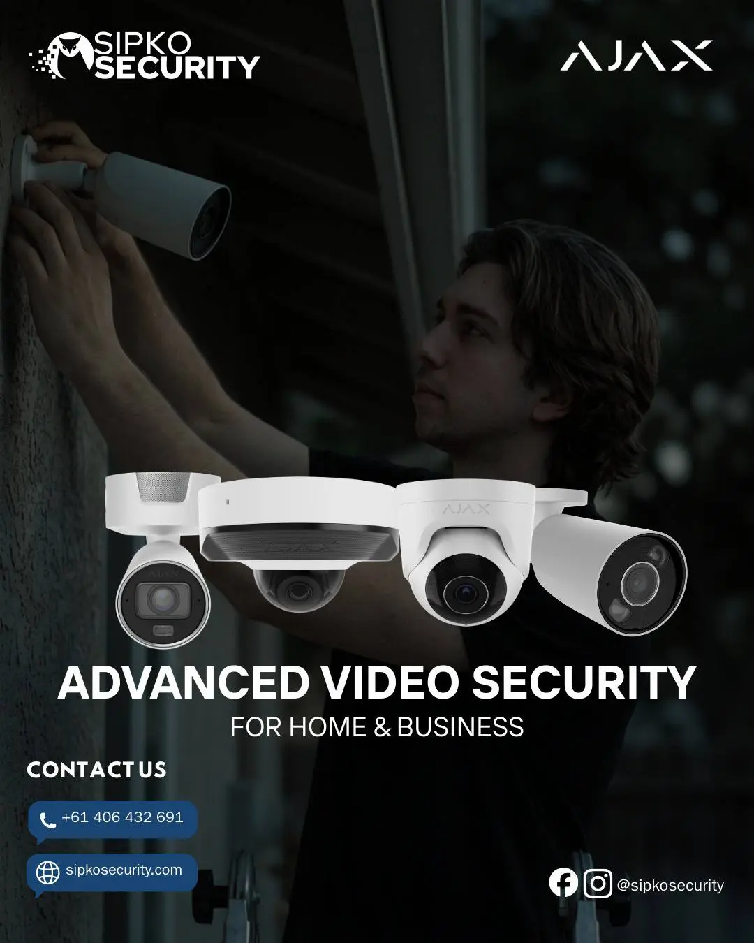 Sipko Security security camera installation and CCTV servicing in Oakleigh 3166 Melbourne VIC