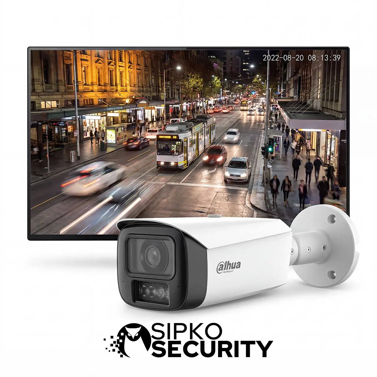 Dahua 8MP turret camera installed in Melbourne