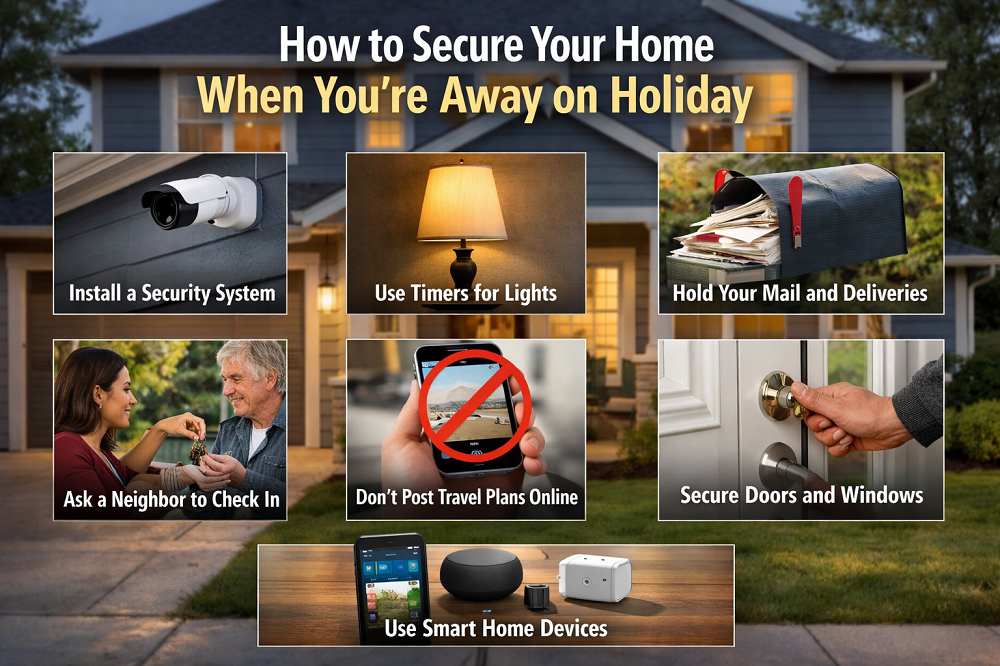 How to Secure Your Home When You're Away on Holiday