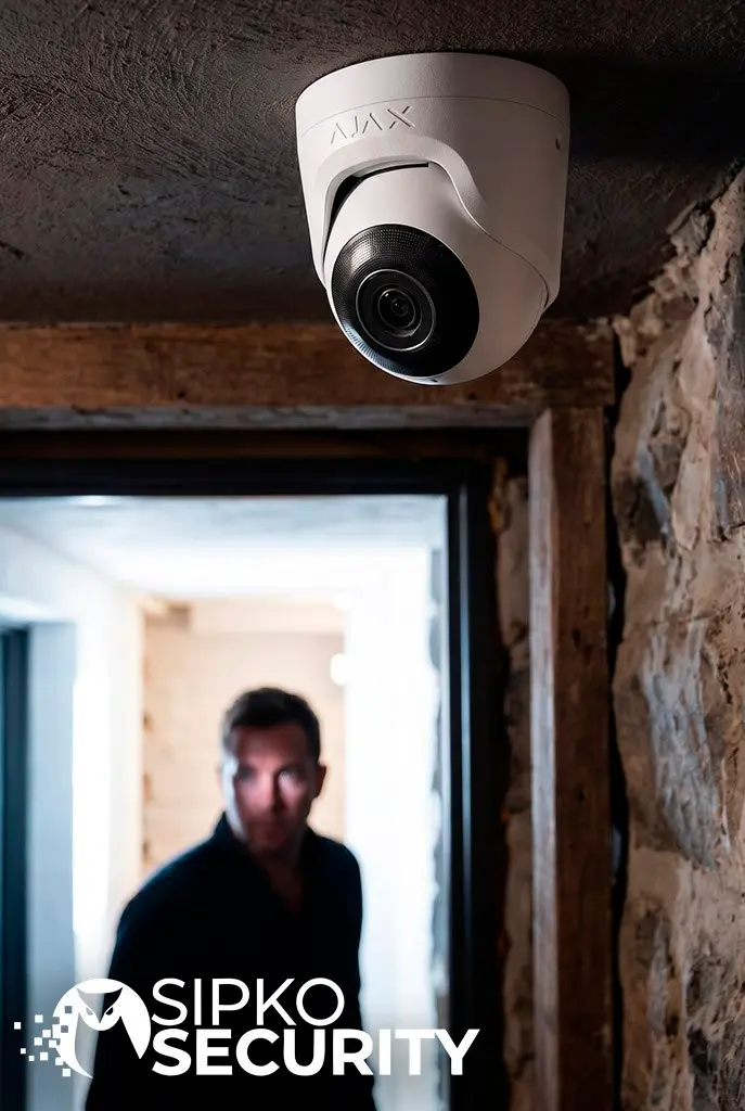 SIPKO Security technician on-site after security system installation in Melbourne