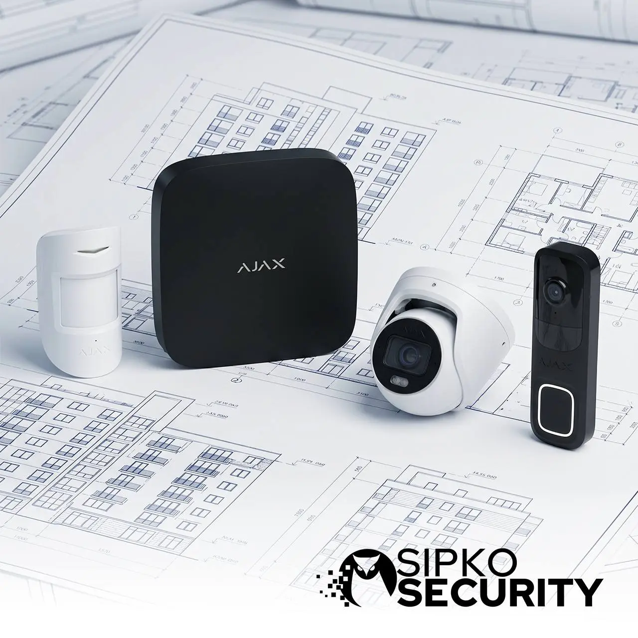Ajax alarm system installed in Perth strata apartment — wireless sensors on internal walls