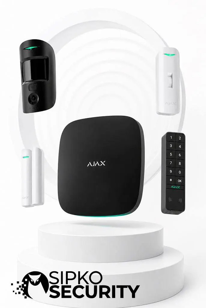 Ajax alarm system installed in Perth strata apartment — wireless sensors on internal walls