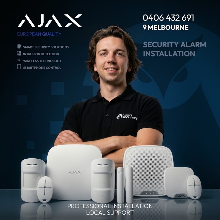 Alarm system installation in South Yarra for apartment and townhouse with daily absence window and rear lane access
