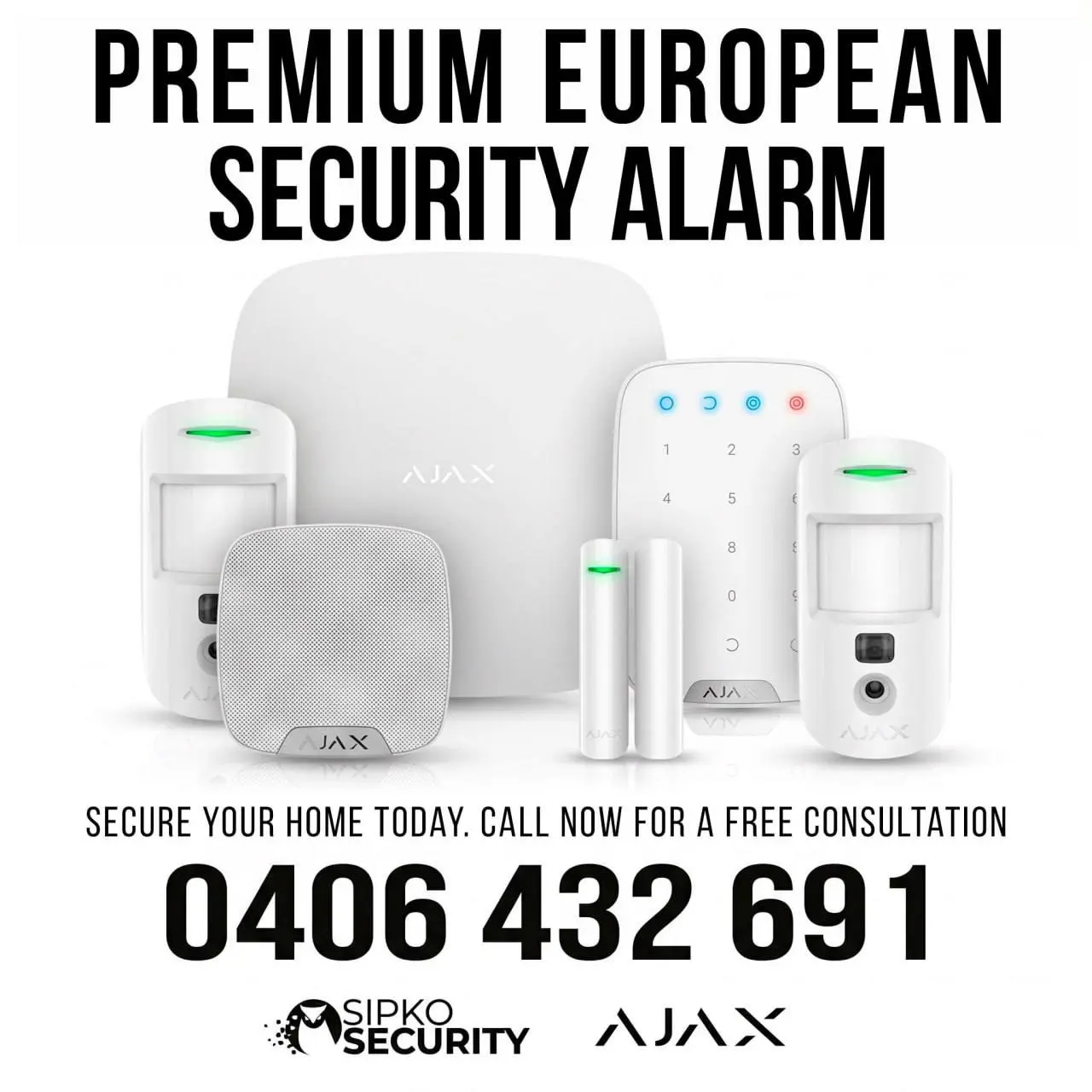 Professional Ajax alarm system installation and security expert in Melbourne