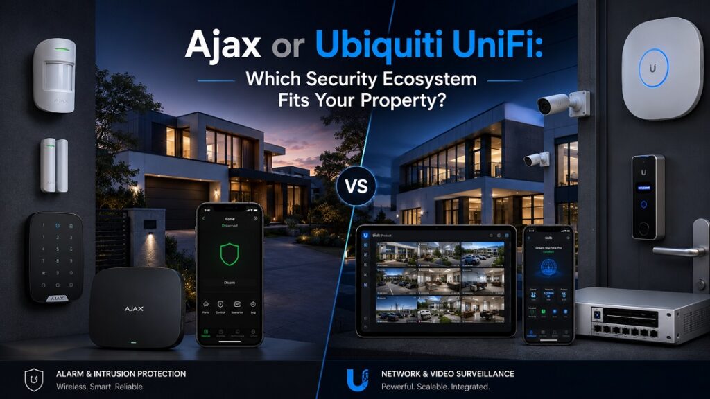 Ajax or Ubiquiti UniFi