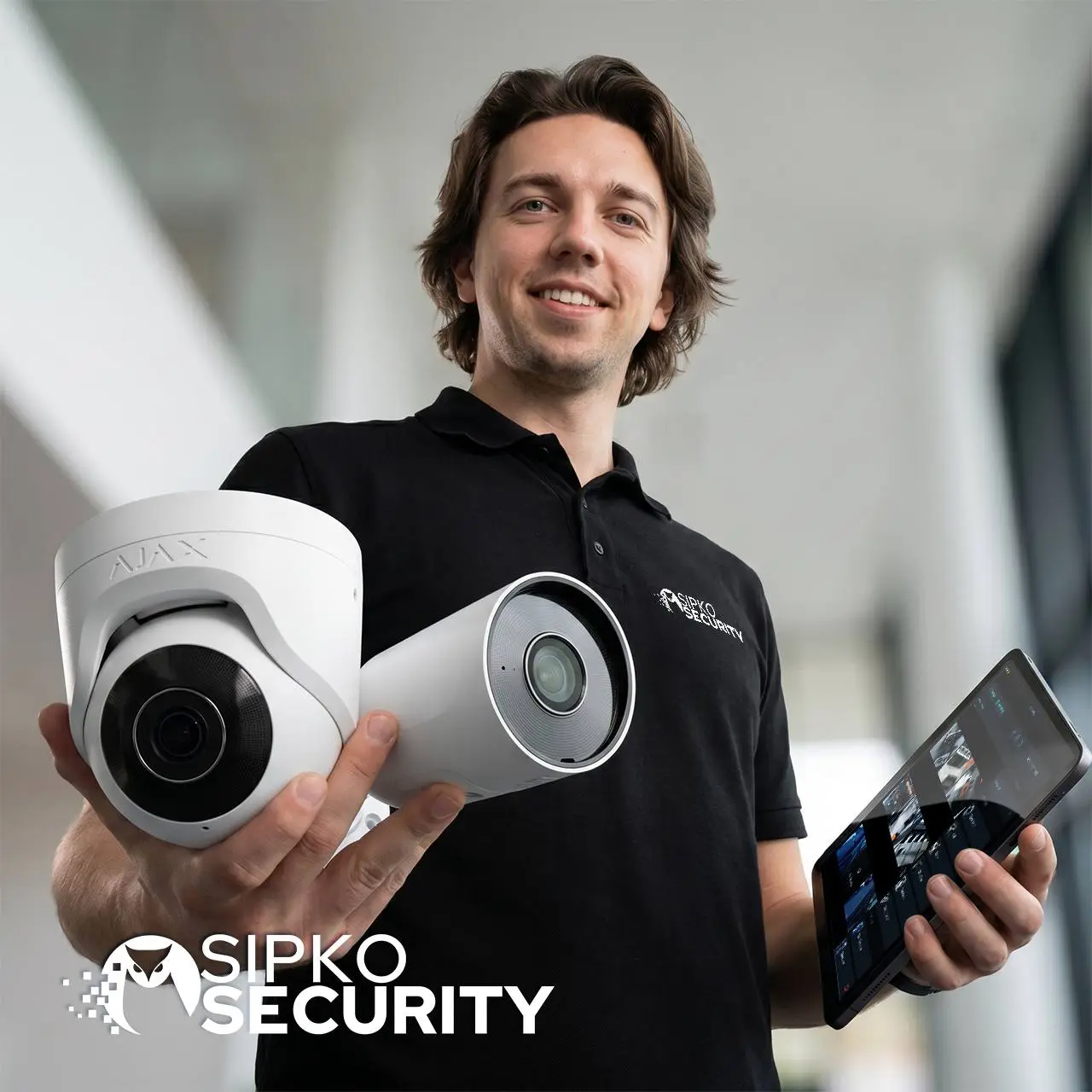 Outdoor security camera installed on a heritage home in Kew by SIPKO Security
