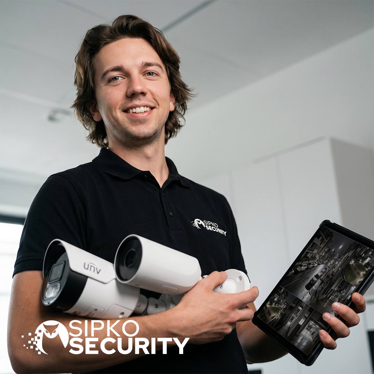 Security camera installed on a coastal or woodland residential property in Mount Eliza by SIPKO Security