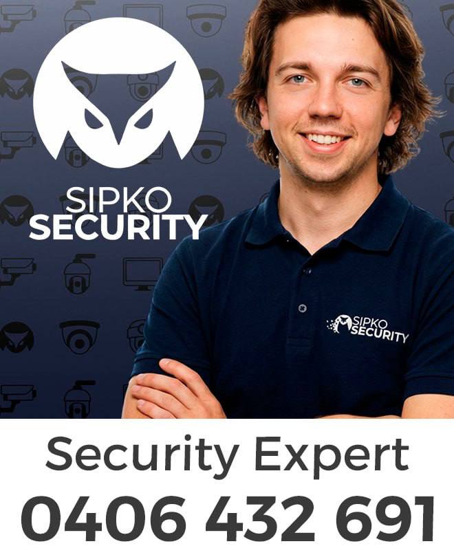 Security camera installed on an established residential property in Ashburton by SIPKO Security