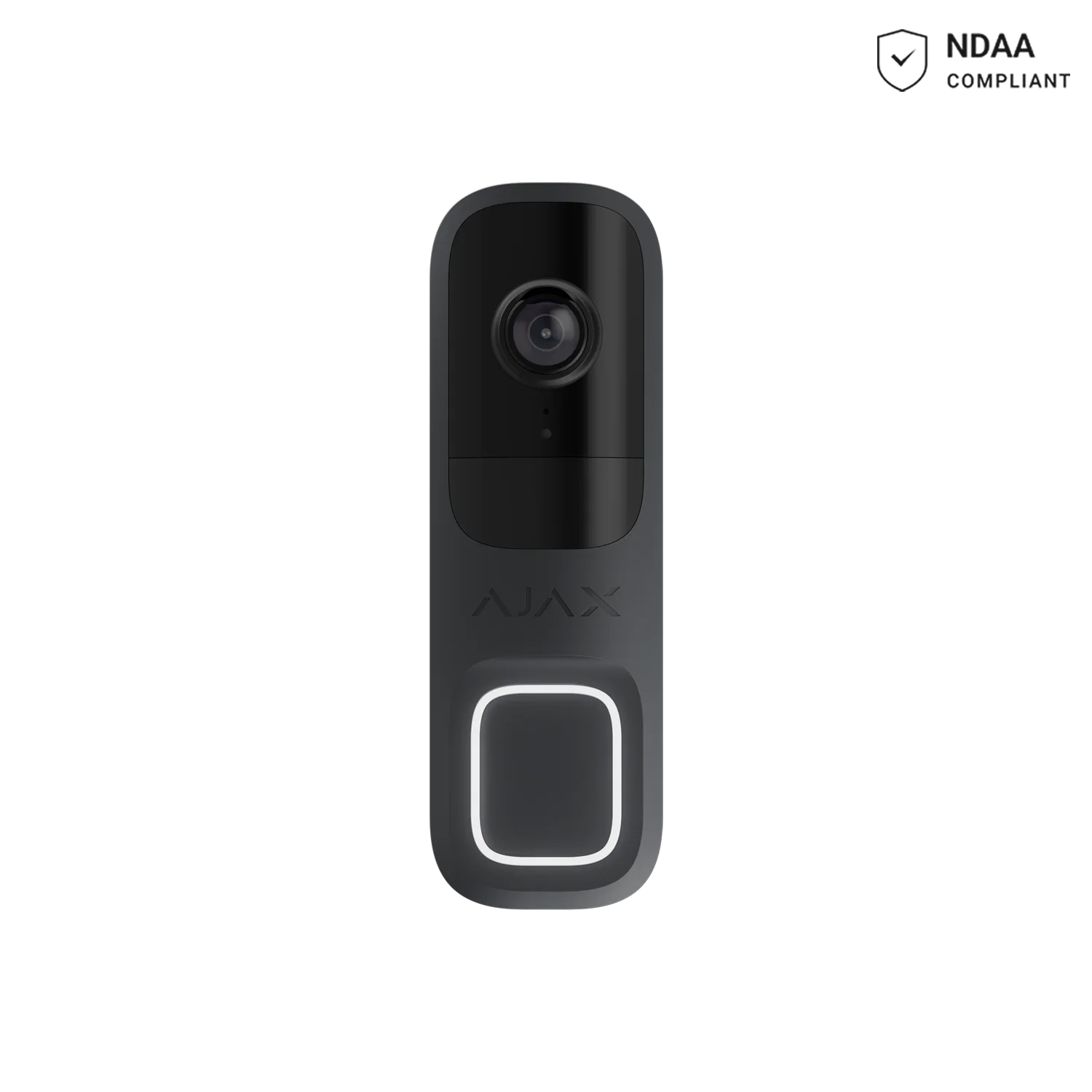 AJAX DoorBell Graphite - 4MP Video Doorbell