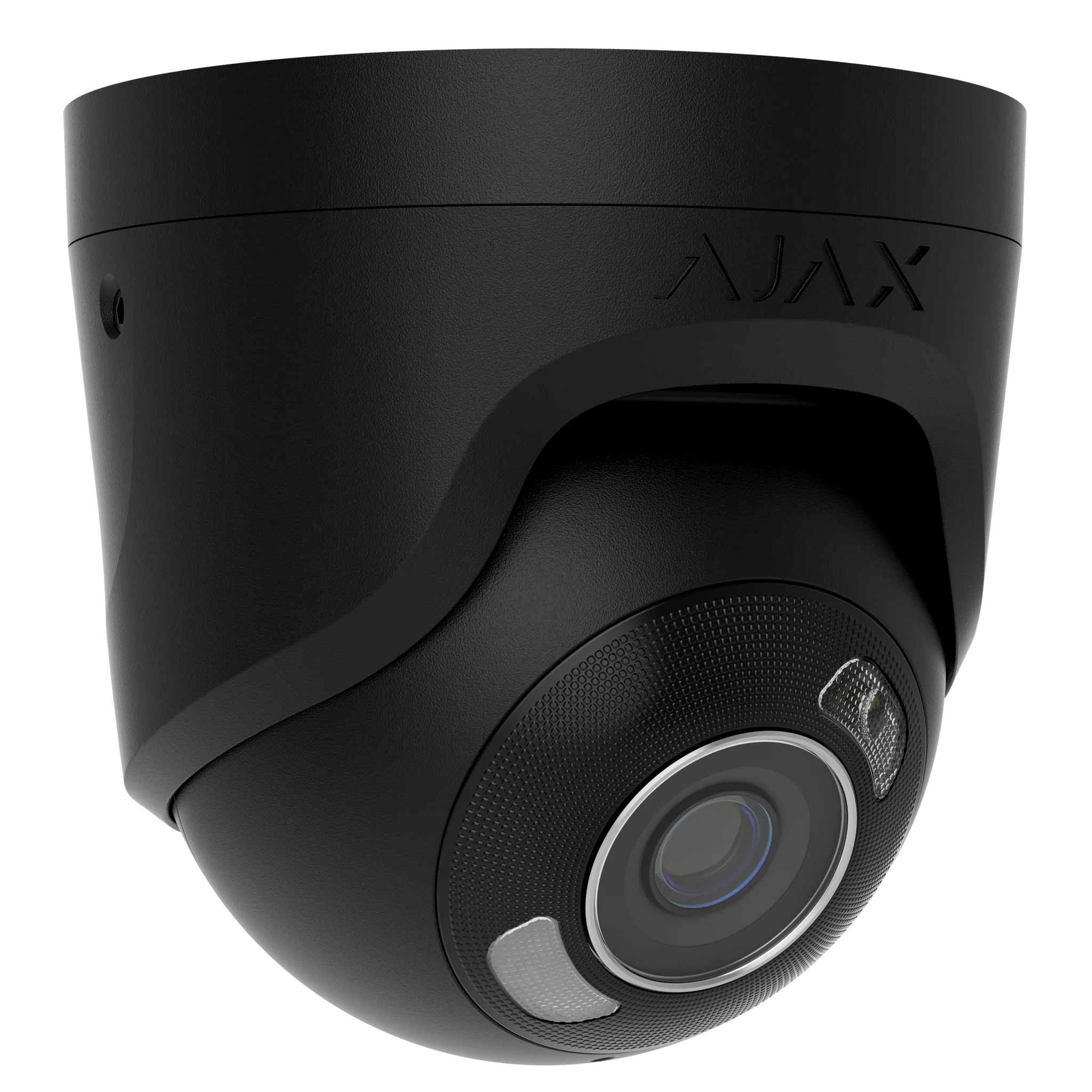 AJAX TurretCam HL 5MP 2.8mm Black - Hybrid Illumination AI IP Camera