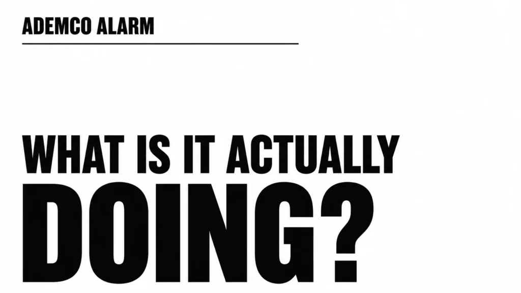 Ademco Alarm Still on Your Wall What Is It Actually Doing - Security System Installation in Melbourne Ademco Alarm Still on Your Wall What Is It Actually Doing