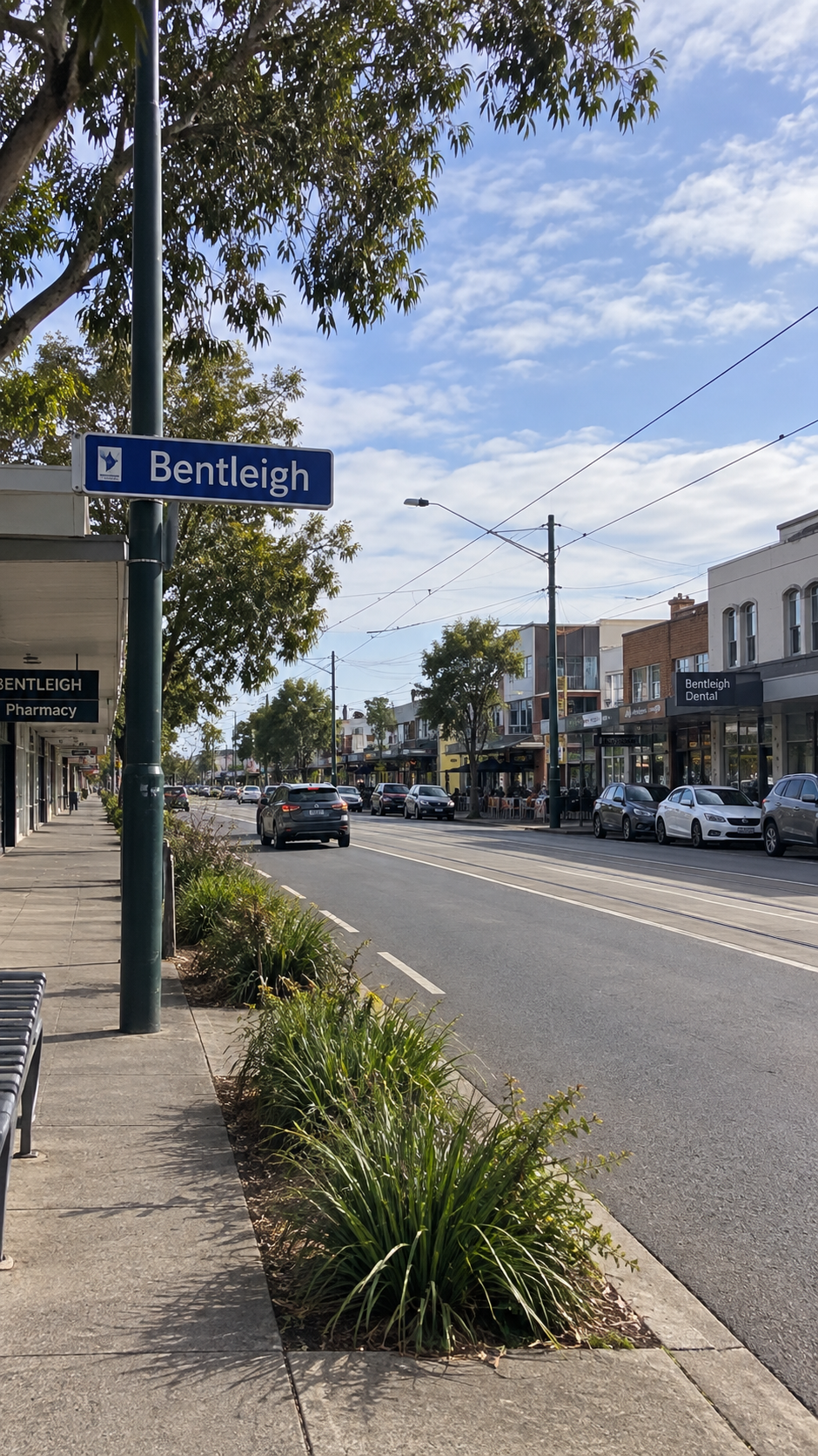 Home security installation in Bentleigh showing alarm panel and zone configuration for a Centre Road-adjacent property