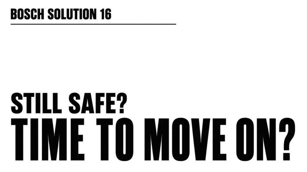 Bosch Solution 16 Still Safe or Time to Move On - Security System Installation in Melbourne Bosch Solution 16 Still Safe or Time to Move On