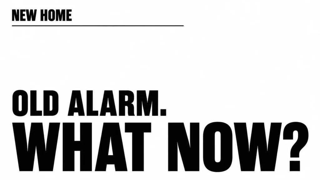 Bought a House With an Old Alarm - Security System Installation in Melbourne Bought a House With an Old Alarm