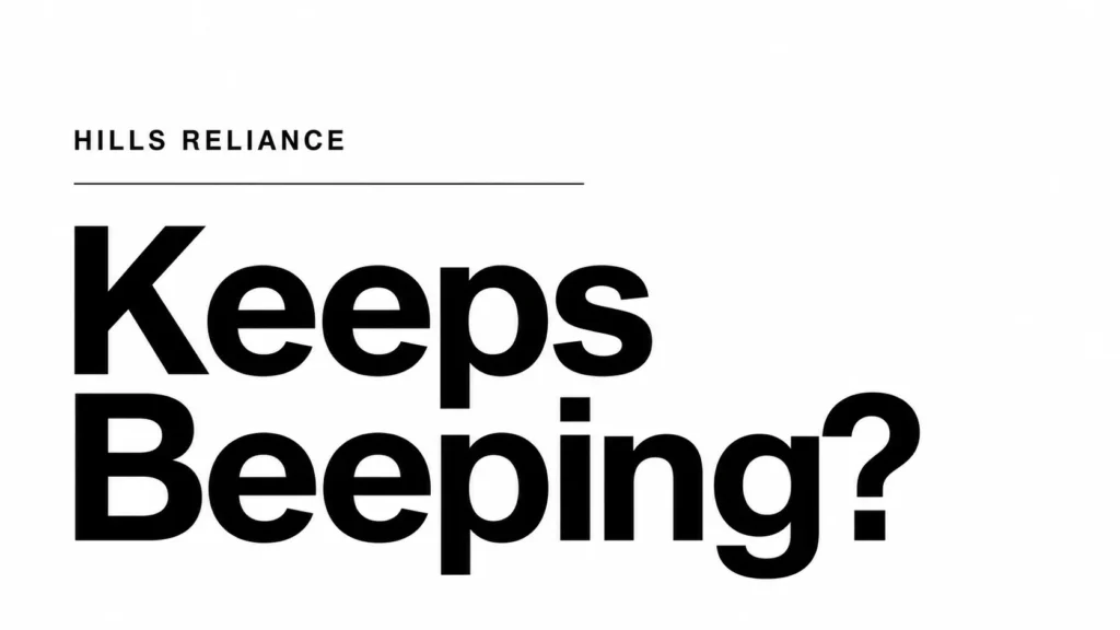 Hills Reliance Keeps Beeping