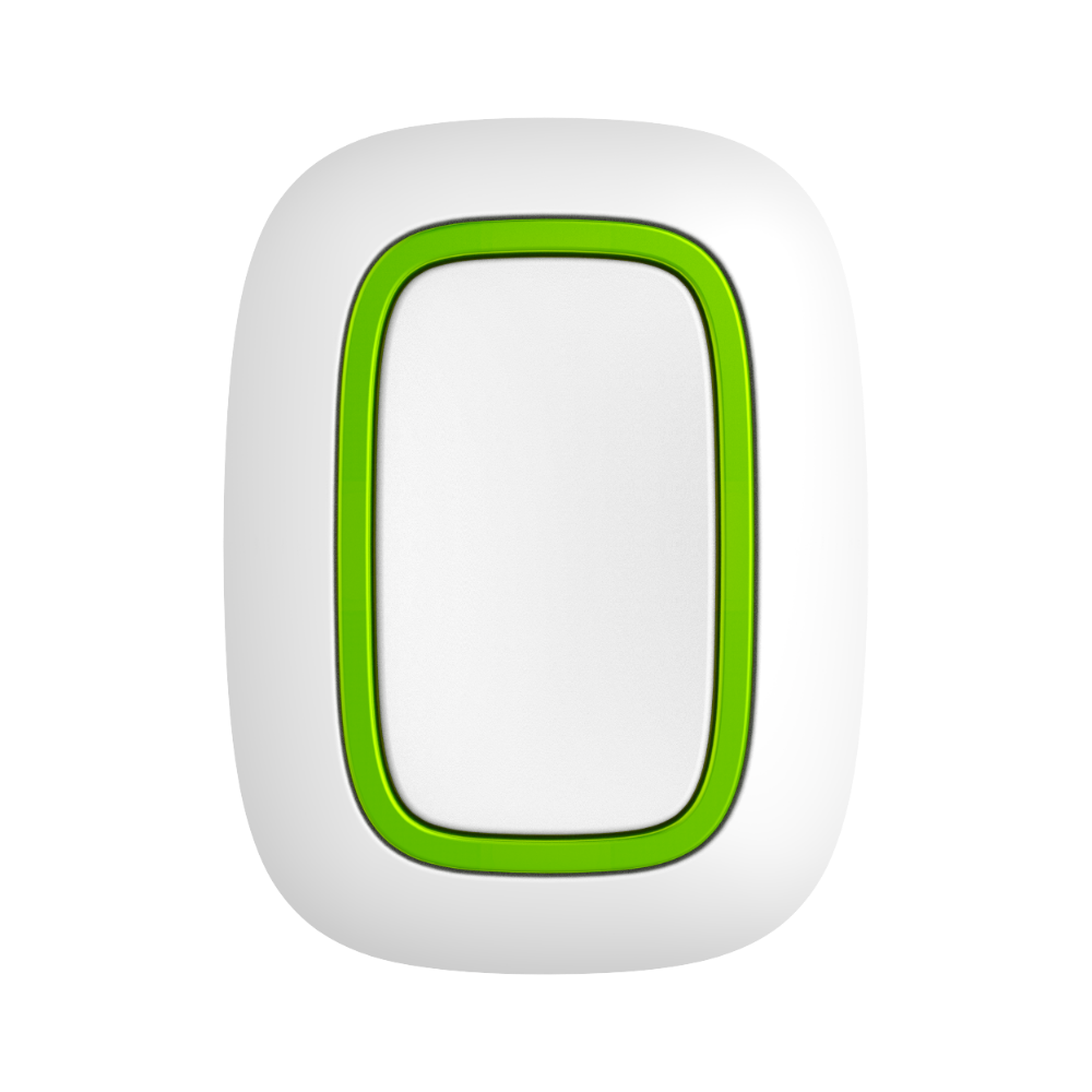 AJAX Button White wireless panic button