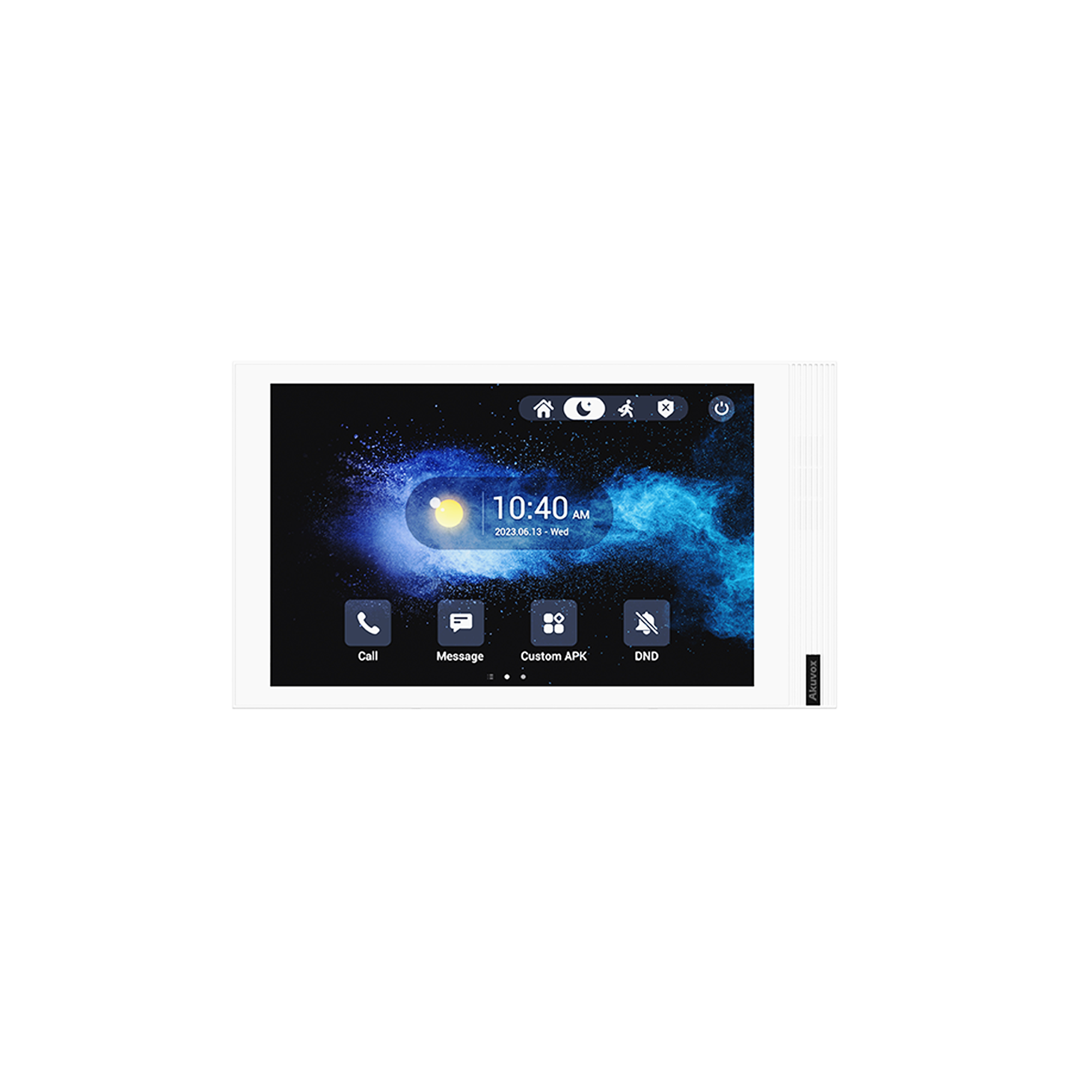 Akuvox S563W 8-Inch Wi-Fi 6 Touchscreen Android Monitor (White)