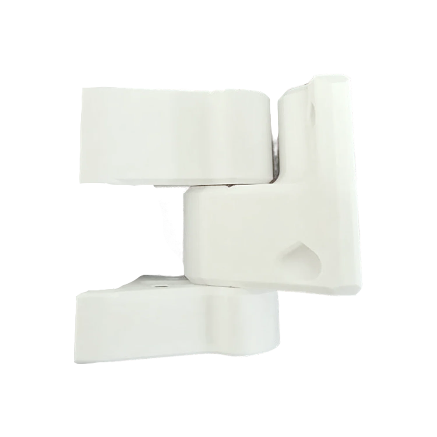 Wall Pole Mount White