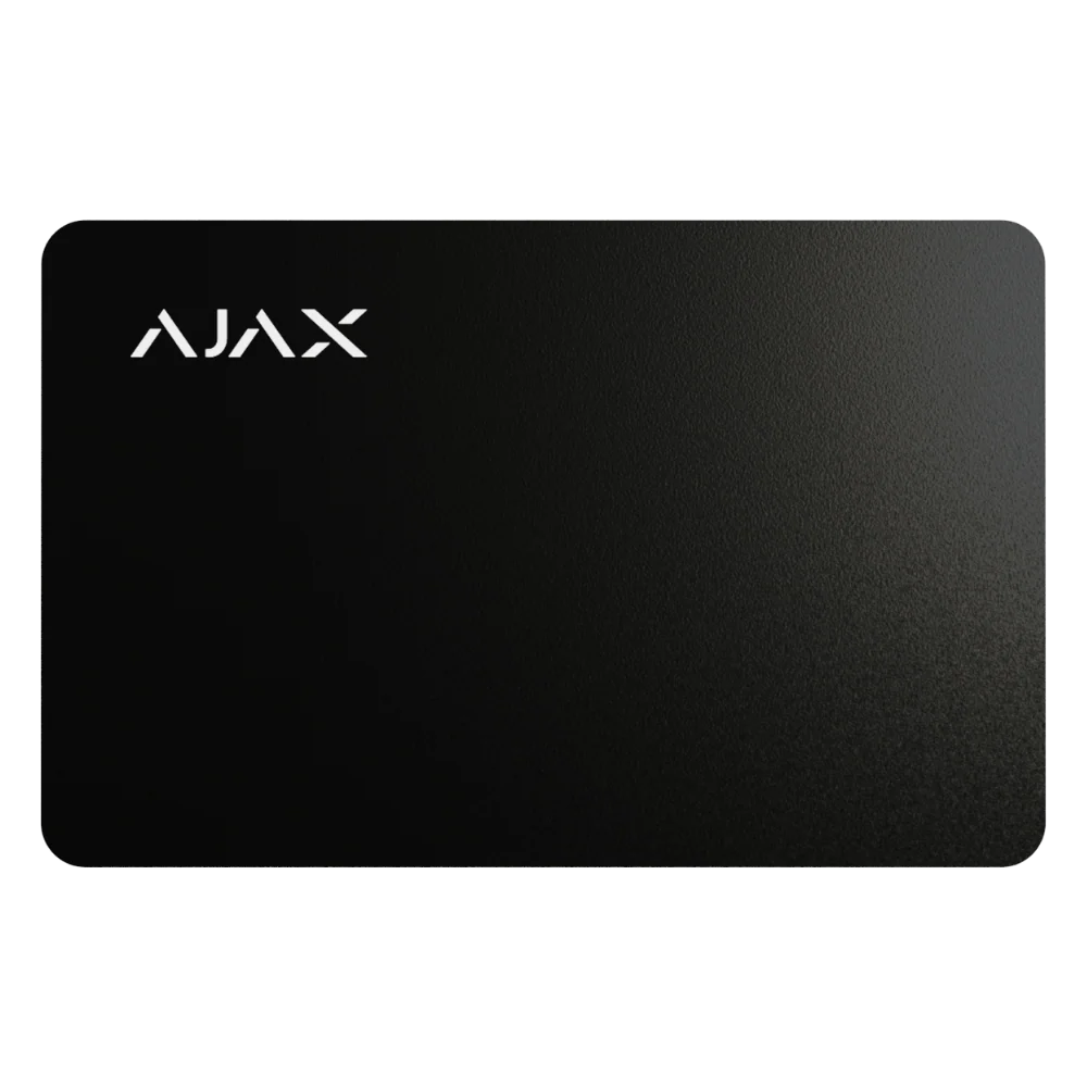 AJAX Pass Black RFID access card