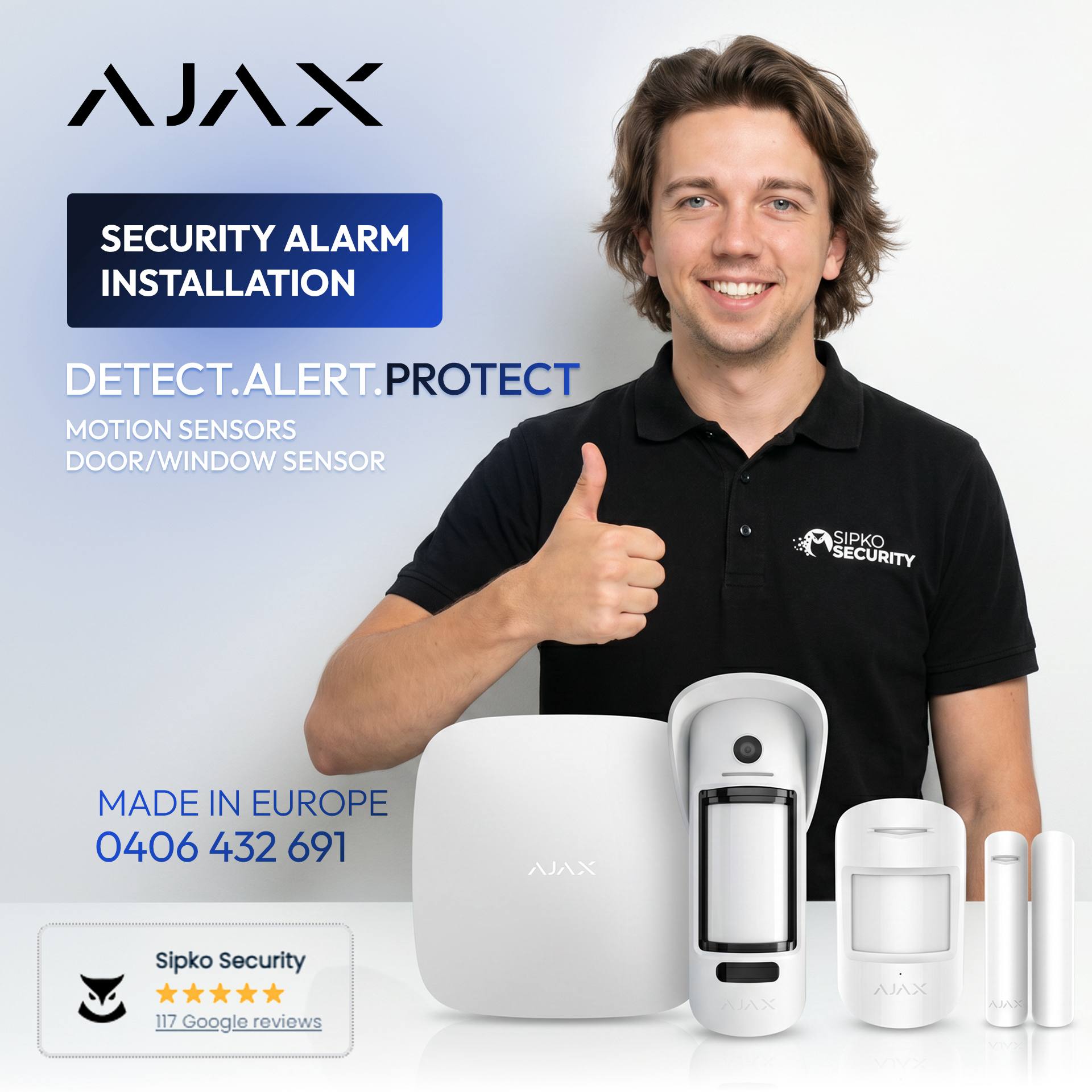 SIPKO Security CCTV and electronic security work in Melbourne