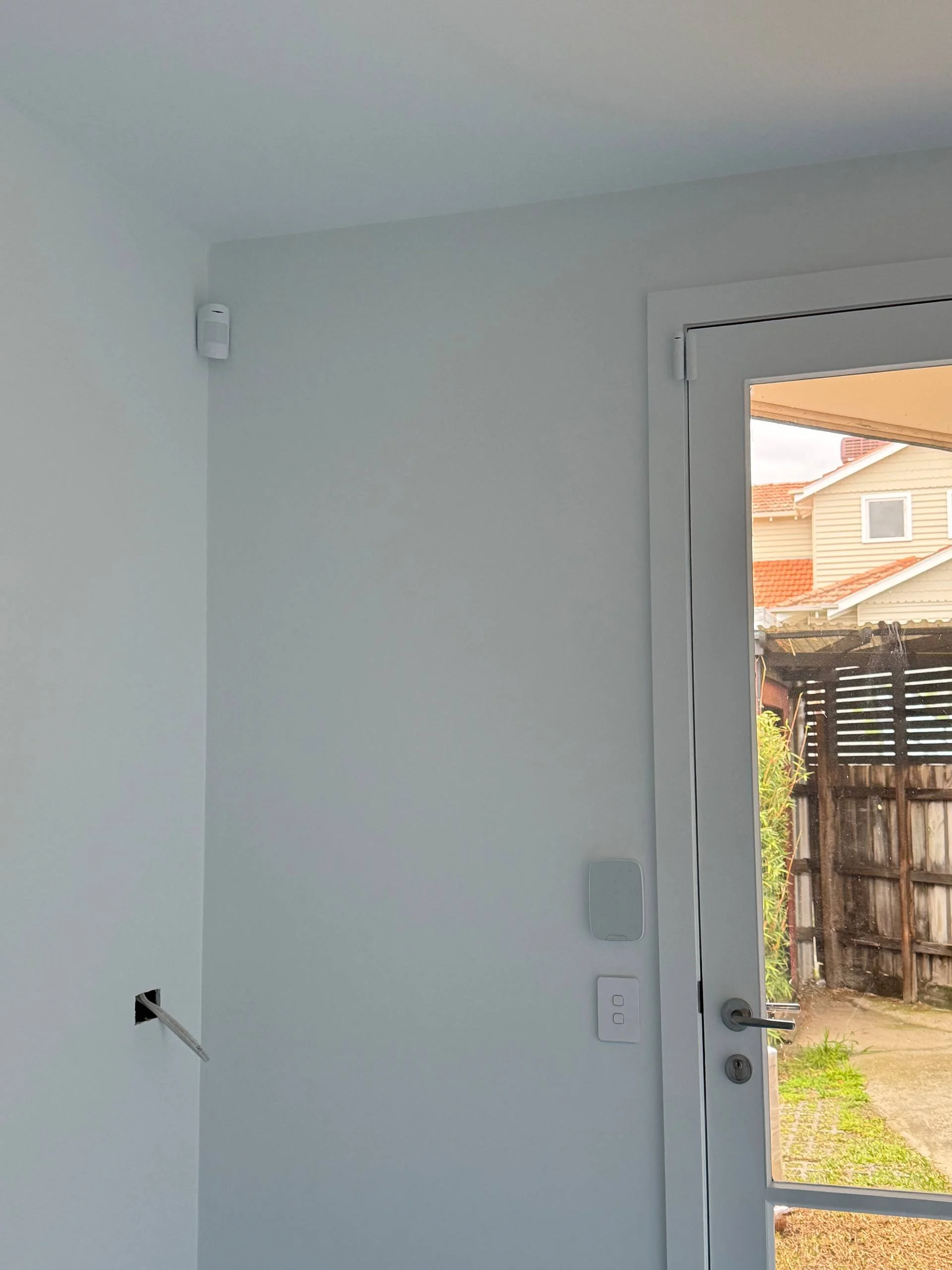 Residential alarm detector installed at a Melbourne property