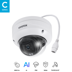 VIVOTEK FD9383-HV 5MP Outdoor Fixed Dome AI Camera