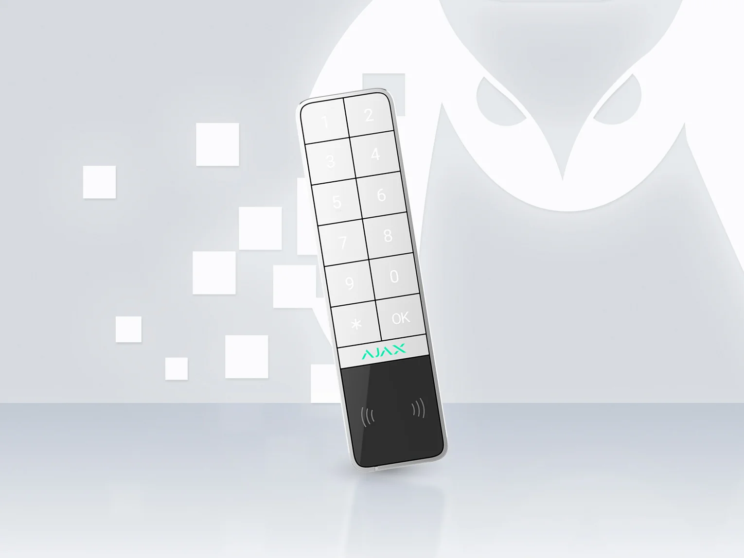 AJAX KeyPad Outdoor Jeweller wireless keypad in white