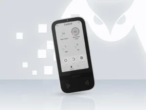 AJAX KeyPad TouchScreen Jeweller Black - Wireless Touchscreen Keypad