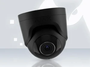 AJAX TurretCam 5MP 2.8mm Black - AI Wired IP Turret Camera