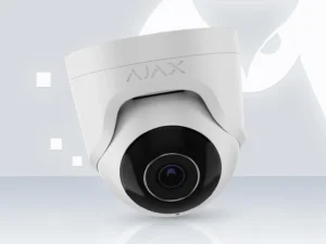 AJAX TurretCam 5MP 4mm White - AI Wired IP Turret Camera