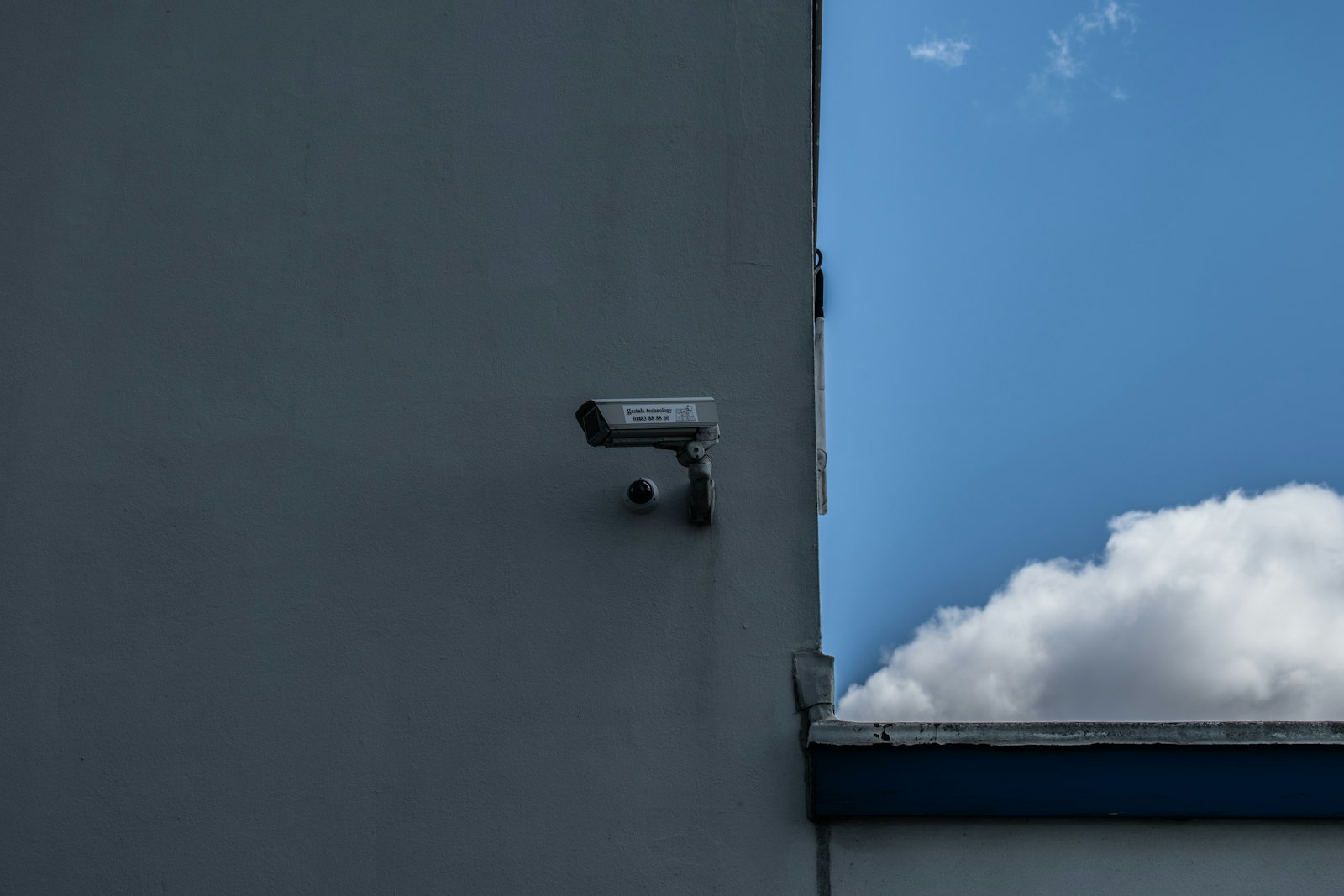 Commercial CCTV camera installed on the exterior of a Melbourne business property