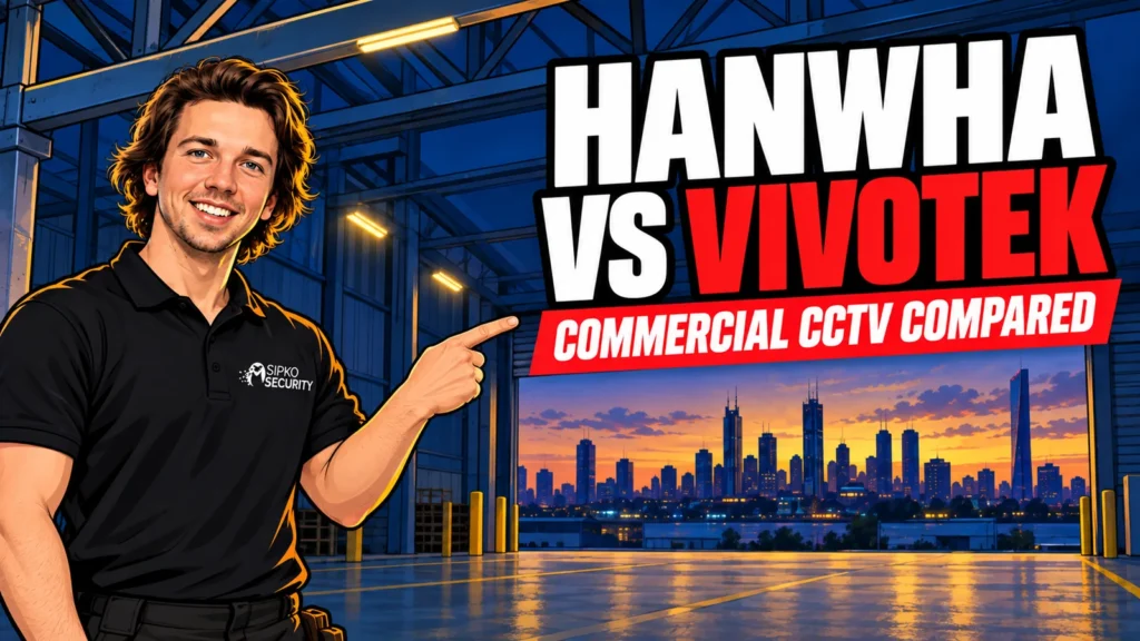 Hanwha vs Vivotek commercial CCTV comparison - SIPKO Security Hanwha vs Vivotek commercial CCTV systems comparison